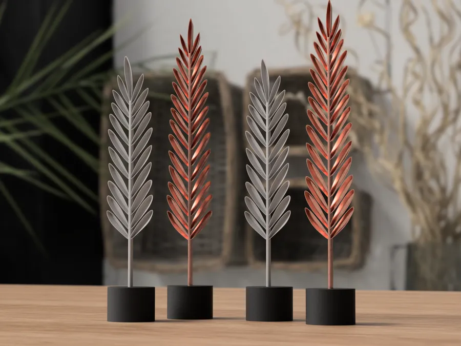 Moderne veerdecoratie